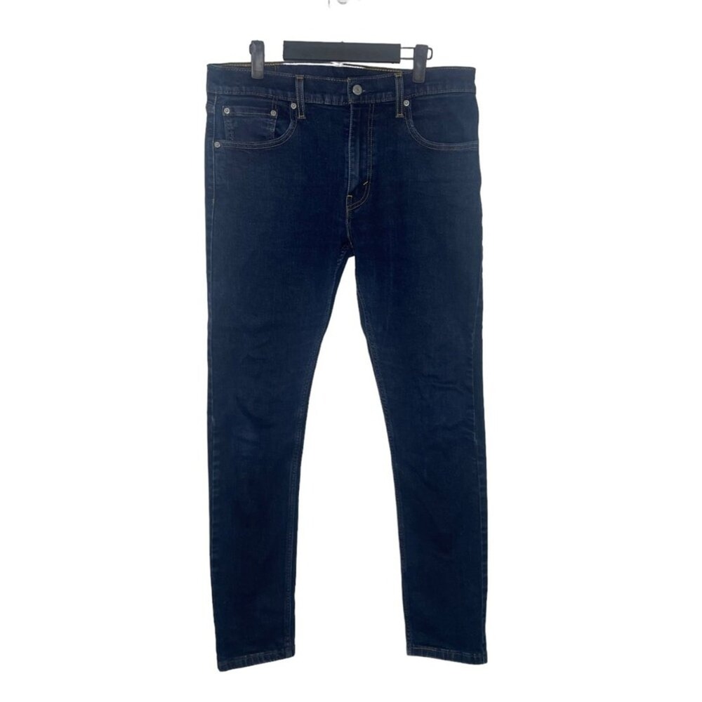 Levis 512 Slim Taper Jeans Mens 33x34 Dark Wash Indigo Denim Pants